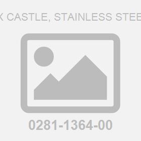 M16 Hex Castle, Stainless Steel 8 Nut
